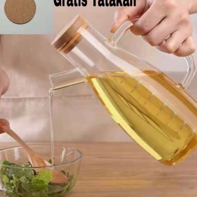 Terbaru 12.12 Botol minyak / Oil bottle / botol kaca minyak/ tempat minyak kecap 650ml - 1000ml 