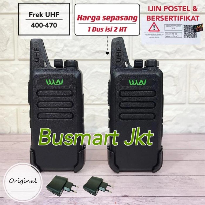 Terlaris Ht Wlan 1 Dus Isi 2 Pcs ( 2 Carger )