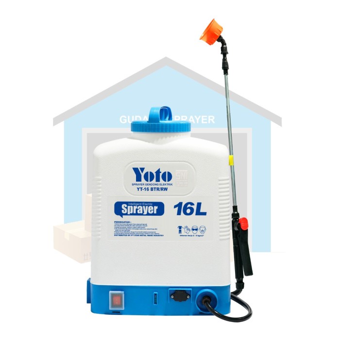 Terlaris Sprayer Elektrik Yoto 16 Liter Rw