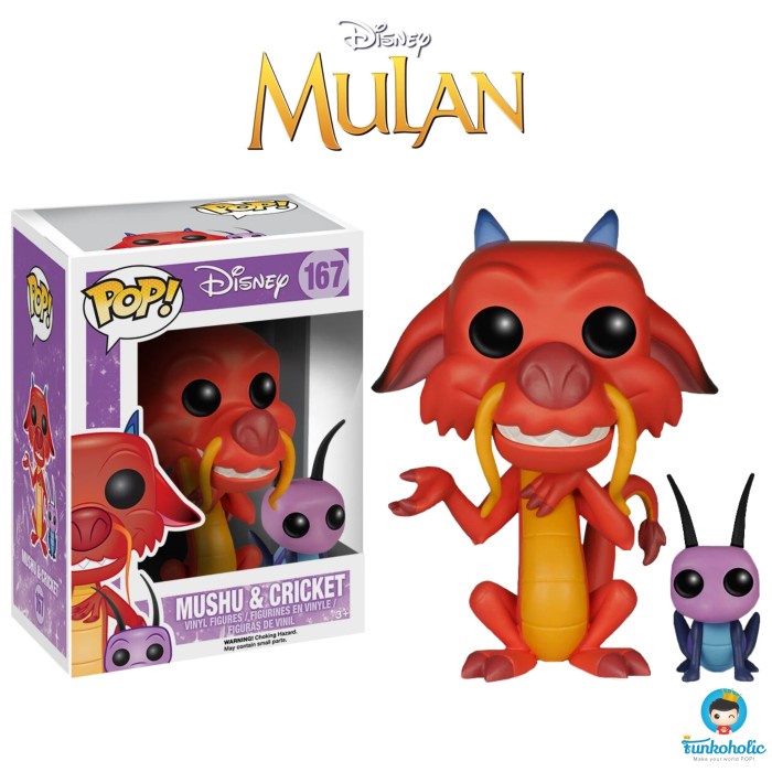 Funko Funko Pop Disney Mulan - Mushu & Cricket #167