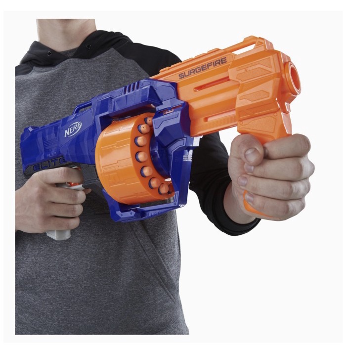 DISKON SPESIAL NERF N-STRIKE ELITE SURGEFIRE BLASTER + 15 DARTS NERF SURGEFIRE ORIGIN TERMURAH