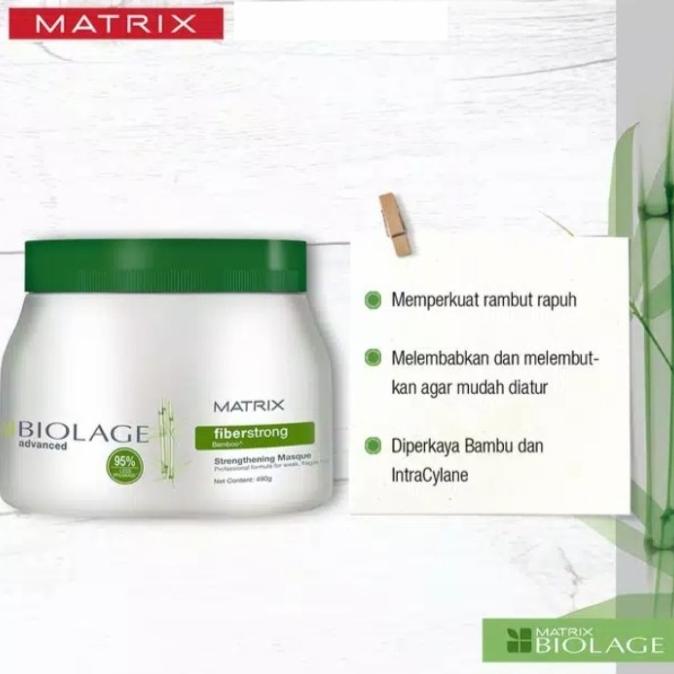 Matrix Biolage Fiber Strong Hair Mask 490gr - For Hair Rapuh & Rontok