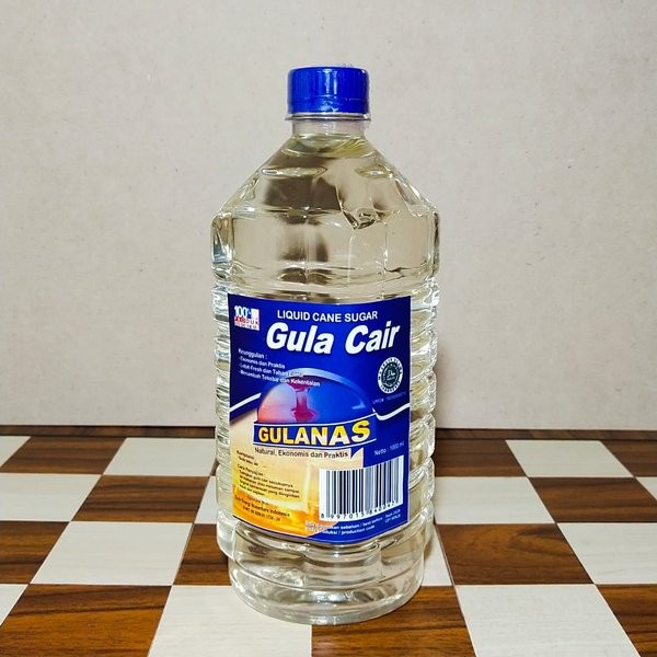 

Gulanas Gula Putih Cair 1 Liter Bahan Numan Resto Dan Cafe