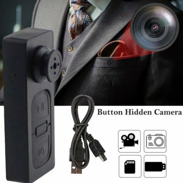 Bestseller Spy Cam Model Kancing Baju - Small Kamera Pengintai Mini