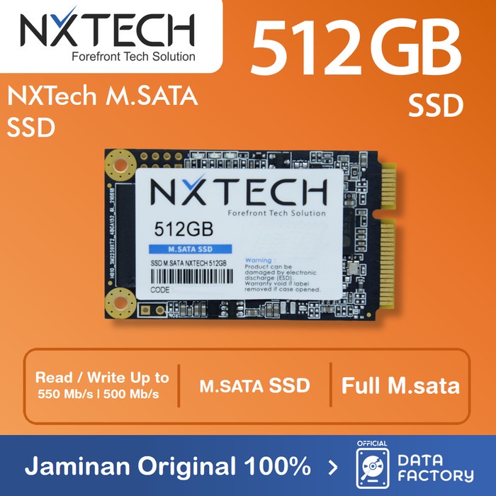 SSD M.SATA / MSATA / M SATA 512GB NXTECH RESMI / 512 GB / FULL MSATA