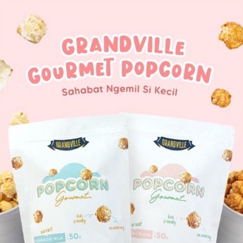 

[KODE PRODUK 0SFIK9740] Grandville Popcorn Gourmet 50gr Snack anak bayi popcorn anak jagung