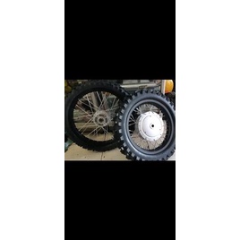 FREE ONGKIR Velg set cross cros trail matic mio 14 17 plus ban luar dan ban dalam