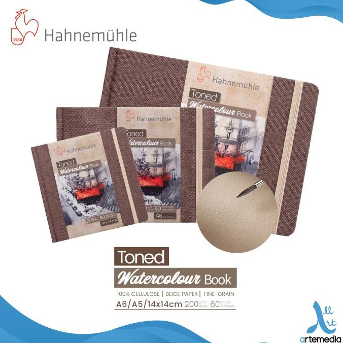 

Kertas Cat Air Hahnemuhle Beige Toned Watercolor Paper Sketchbook