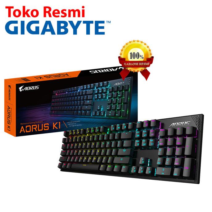 GIGABYTE KEYBOARD AORUS K1/USB KB/USI RED SW