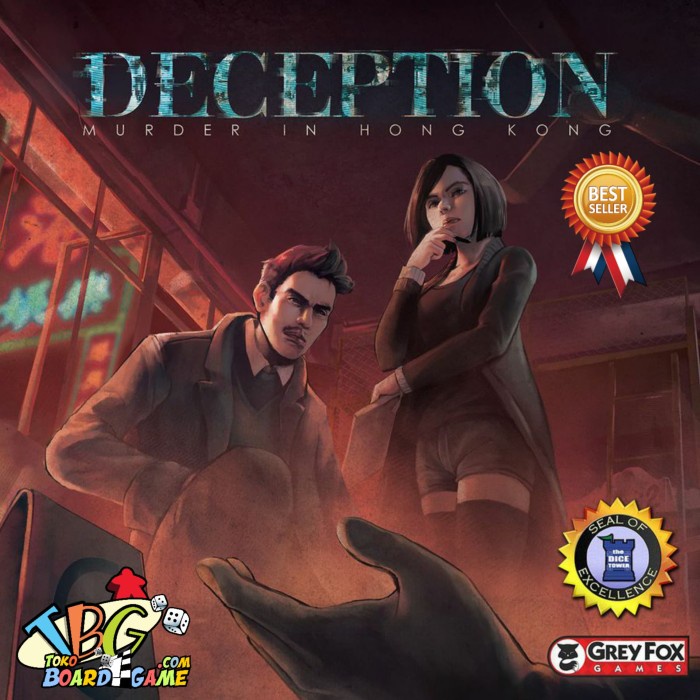 Cs Files Aka Deception Murder In Hongkong Board Game - Tbg -