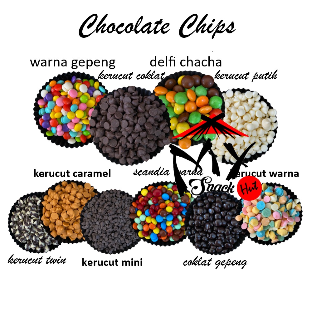 

COKLAT CHIP 100GR - COKELAT CHIPS PAKU CHOCOCHIP CONE TWIN MINI CARAMEL PUTIH WARNA RAINBOW KERUCUT