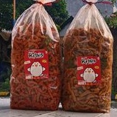

1 KG KERIPIK USUS AYAM CRISPY SUPER EKSTRA PEDAS. KRIPIK USUS BALADO