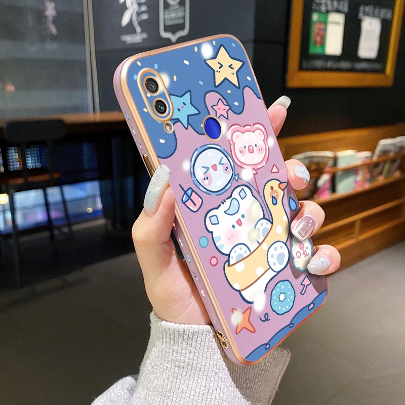 Case Ponsel untuk Xiaomi Redmi Note 7 Pro 7s Note 8 Pro 8T Note 9 Note 4 4X 5 Pro 6 Pro 10X 4G Case 