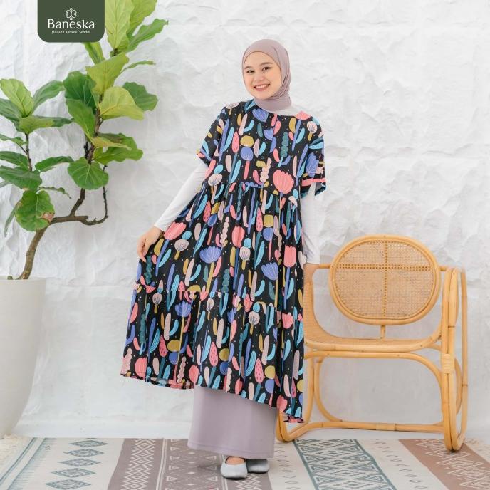 Daster Jumbo Baneska Busui Elana Series