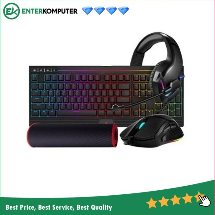 1STPLAYER Gaming DK9.0 Fire Dancing Kit Keyboard + Mouse + Headset
