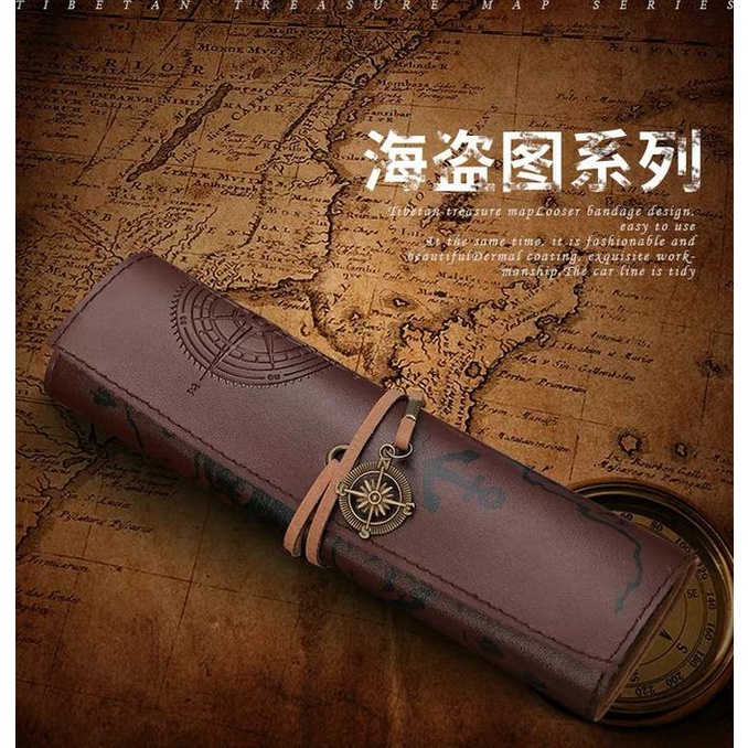 

Tempat Pensil / Pencil Box Gulung Edisi Peta Map Lux