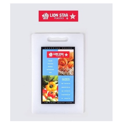 Plastic Cutting Chopping Board Talenan Dapur Tebal Plastik - Lion Star