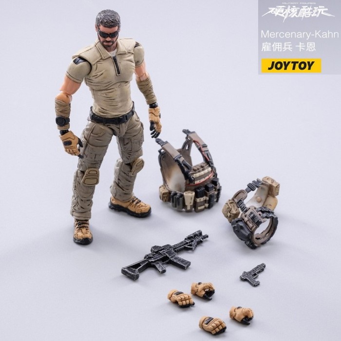 Joytoy Mercenary Team 1/18 - K Jt1835 - Johnny Jt1842 - Kahn Jt1859