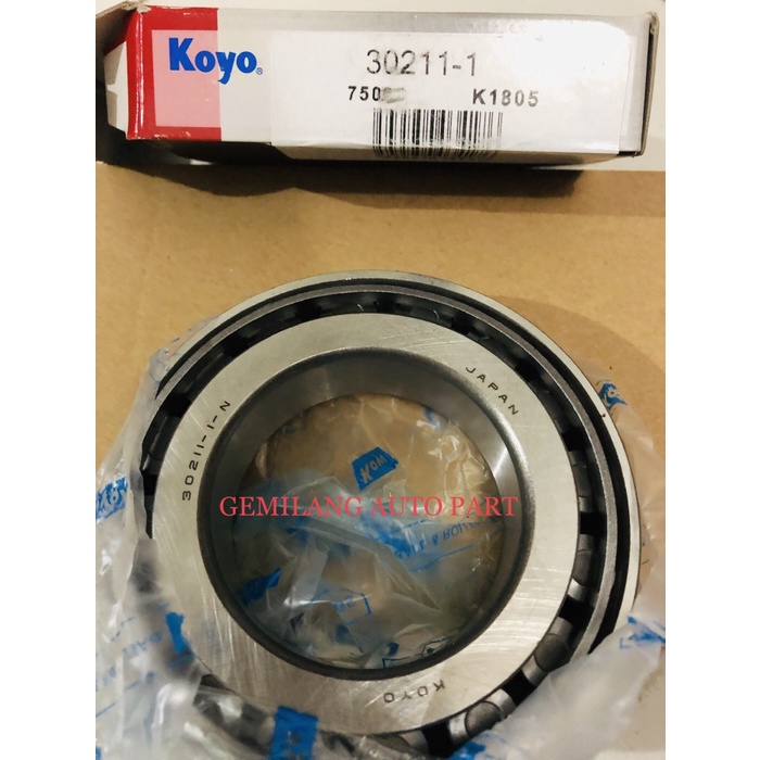 BEARING LAHER RODA BELAKANG 1 SET 30211-1 &amp; 30212JR KOYO