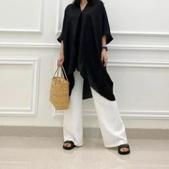 TUNIK Viscose Premium | Baju Kaftan wanita tunik viscose Polos