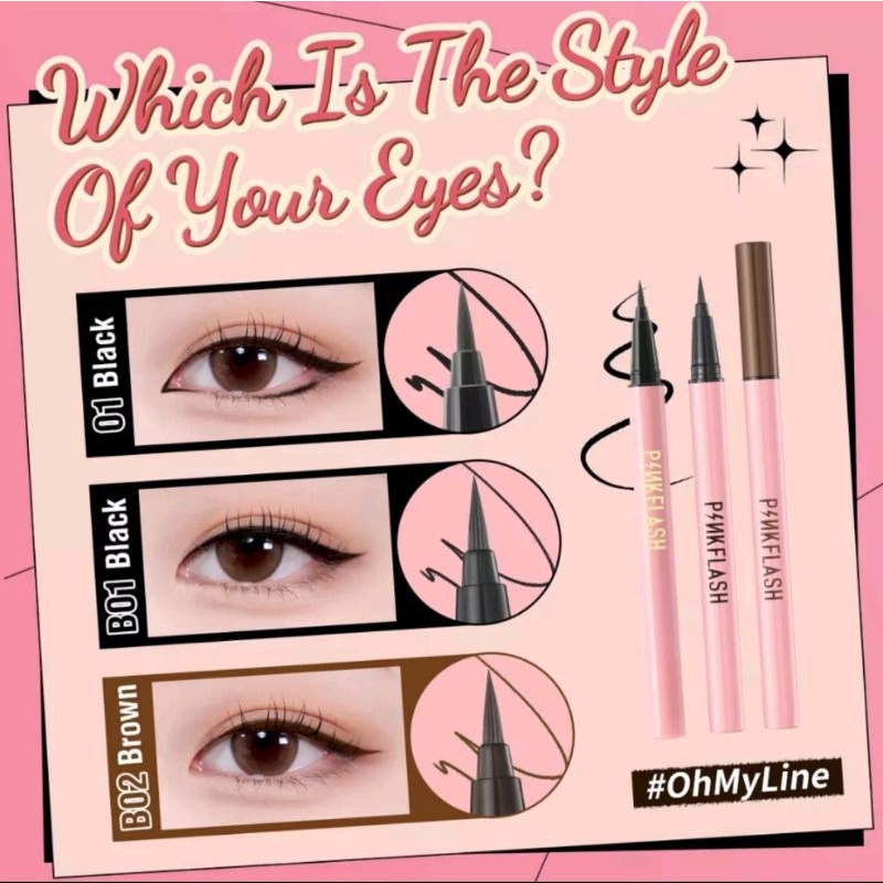 Pinkflash OhMyLine Waterproof Easy Eyeliner