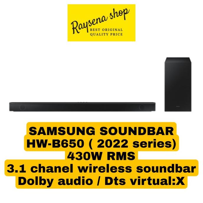 SAMSUNG SOUNDBAR HW B650 / HW-B650 3.1 Chanel wireless soundbar