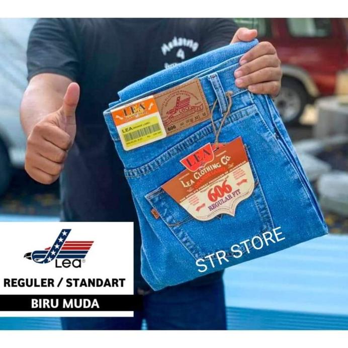 Promo Celana Jeans Lea 606 Original Asli Standar Reguler High Quality 27-38