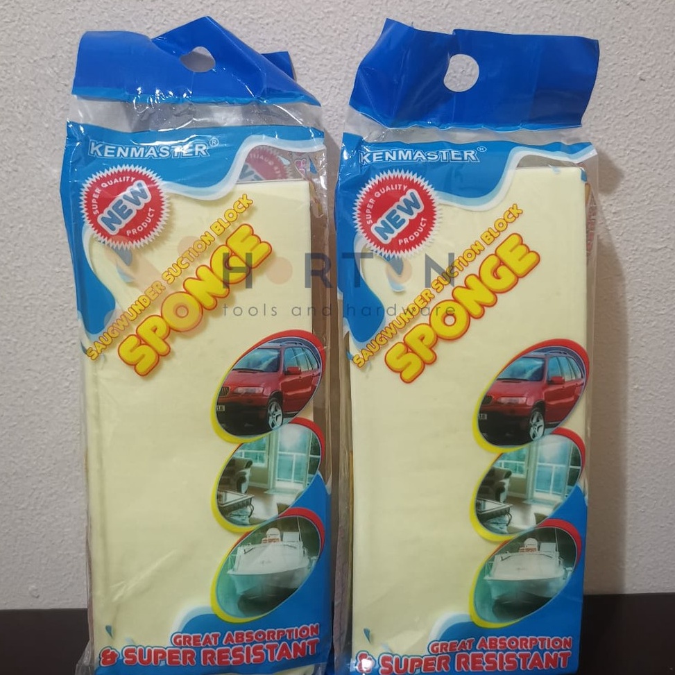 COD Kenmaster Busa Sponge CL 100 A PVA - Kuning 3685