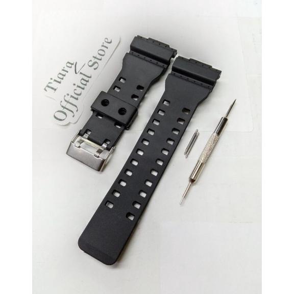 Terlaris Tali Jam G-Shock Ga100 Ga 110 Ga-100 Bonus Spring Bar + Obeng Congkel Pen