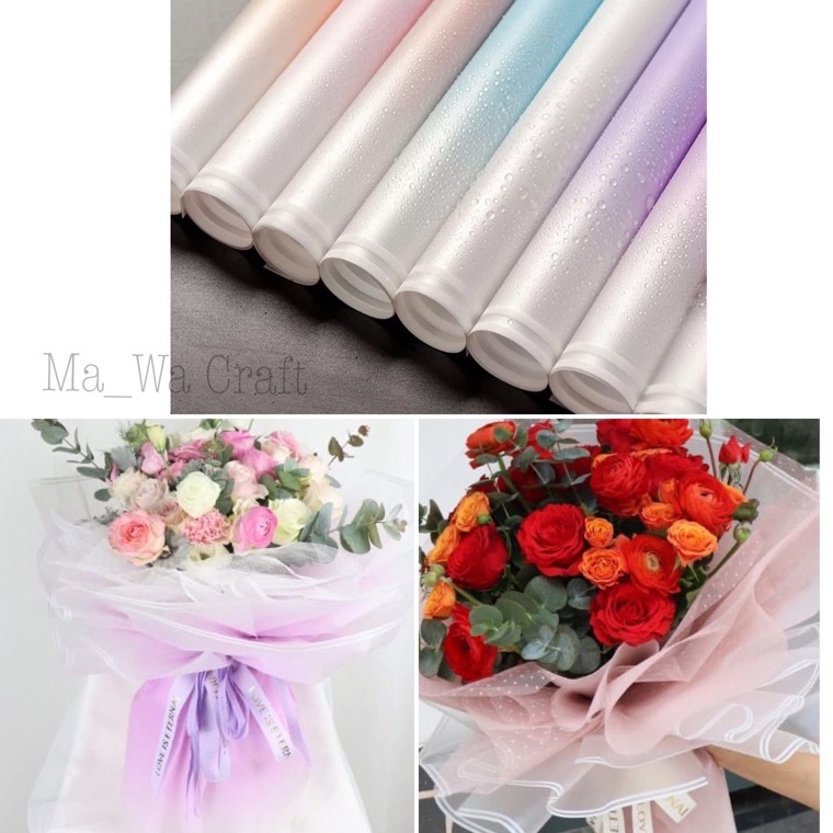 

8C79 (5 Lembar) kertas buket gradient kertas bunga kertas buket bunga flower wrapping ➼Super Promo