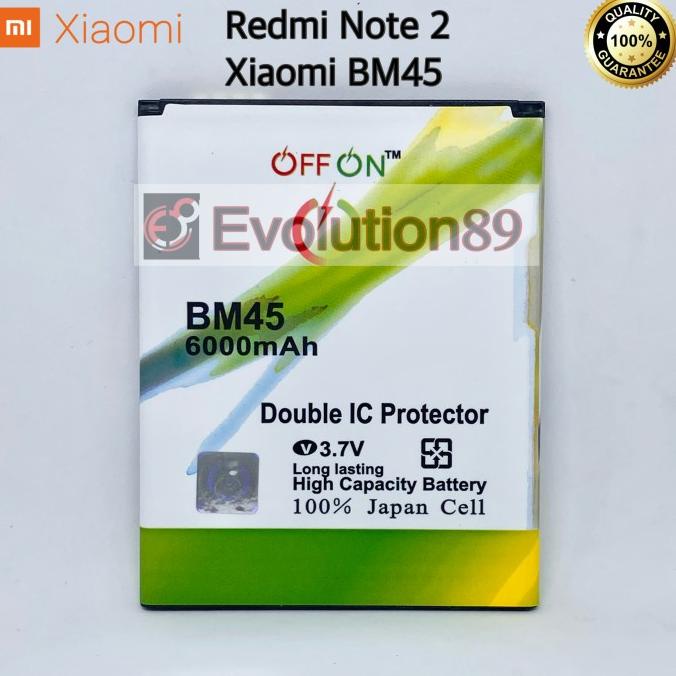 BATERAI DOUBLE POWER XIAOMI BM45 / XIAOMI NOTE 2