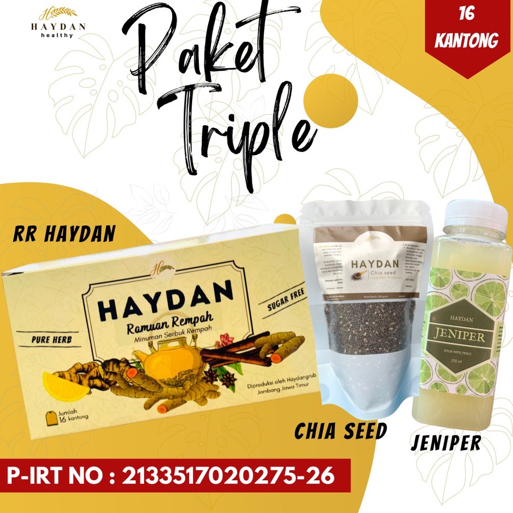 

Modis.. PAKET DIET SEHAT ala JSR- Ultimate Diet/Turun 2-3 kg dalam 1 minggu (HAYDAN) RYC