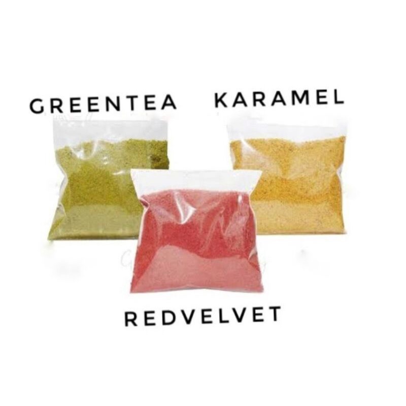 

la kreiva Repack Green tea/red velvet/karamel 100gr