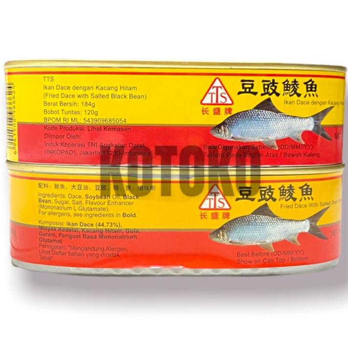 

Ikan Tausi Kaleng Salted Black Bean TTS 184gr