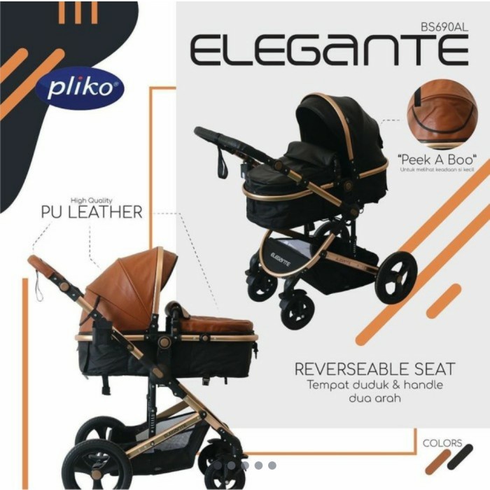 Terlaris Stroller Pliko Elegante 690 Al