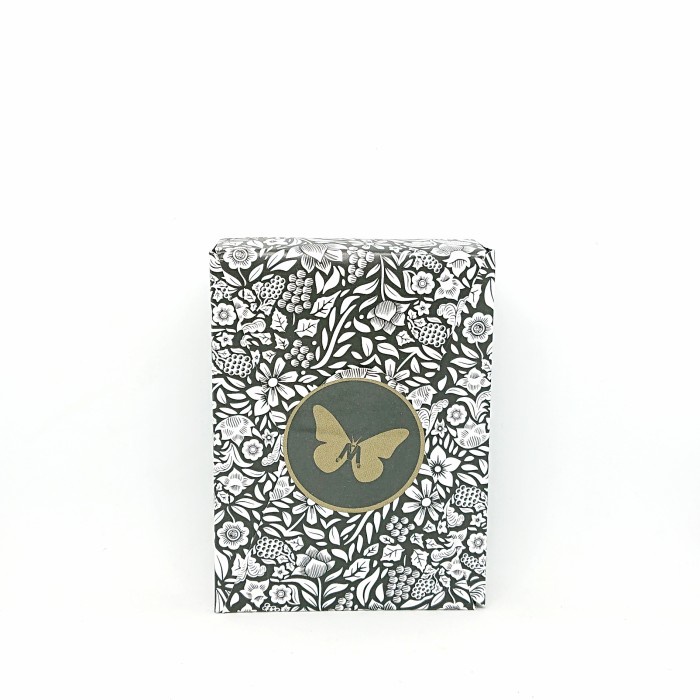 Terlaris Cardgame Kartu Remi Butterfly Black & Gold Marking Marked Playing Cards