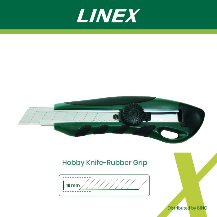 

Terlaris Art Knife Linex-Ck900 Hobby Knife W/Rubber Grip #4953 00