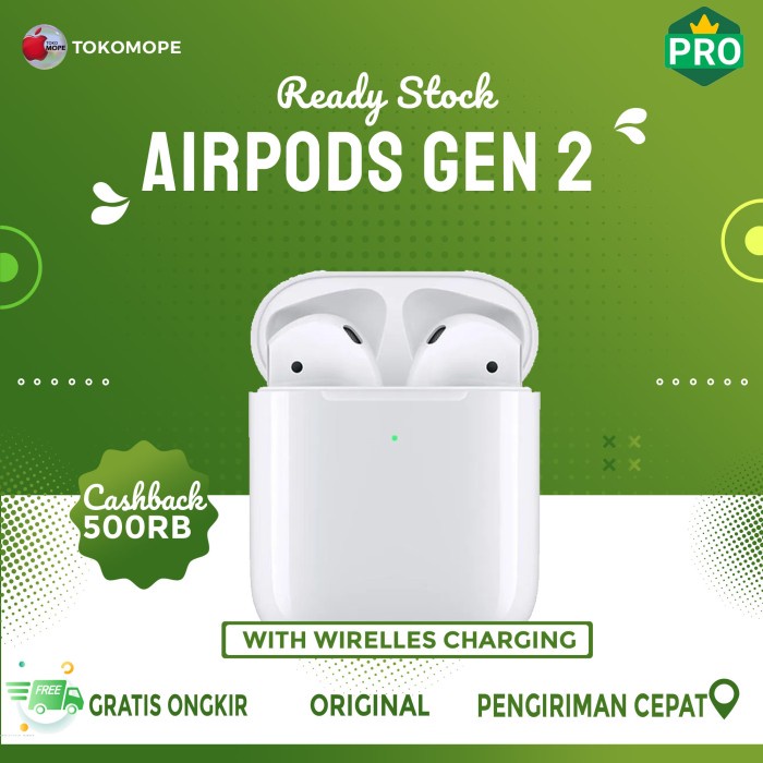 Apple Airpods 2 With Wireless Charging Case & Charging Case Only