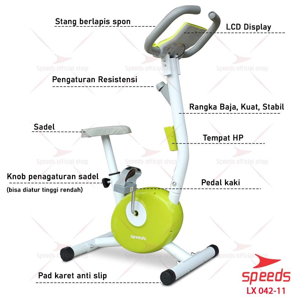Speeds Spinning Bike Sepeda Statis Sepeda Fitness Excercise Belt Bike Alat Fitness 042-11
