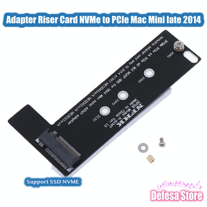 Terlaris Sata Adapter Riser Card Nvme To Pcie Mac Mini A1347 Late 2014