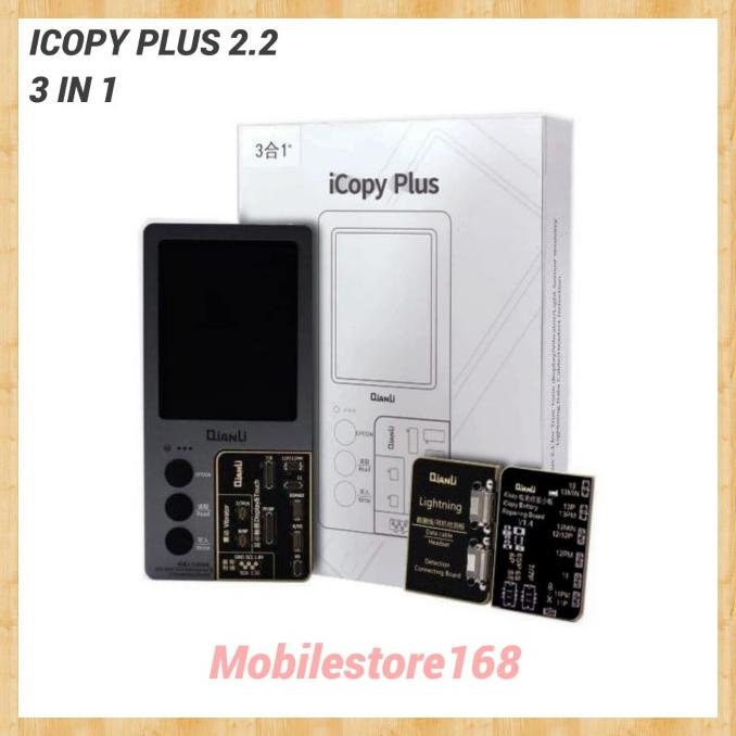 ICOPY PLUS 2.2 (3 IN 1) QIANLI ORIGINAL,REPAIR TRUETONE,TAPTIC,BATERAI