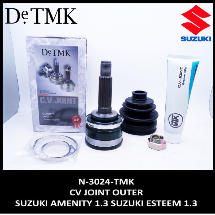 CV JOINT LUAR AS RODA SUZUKI AMENITY 1.3 SUZUKI ESTEEM 1.3 TMK