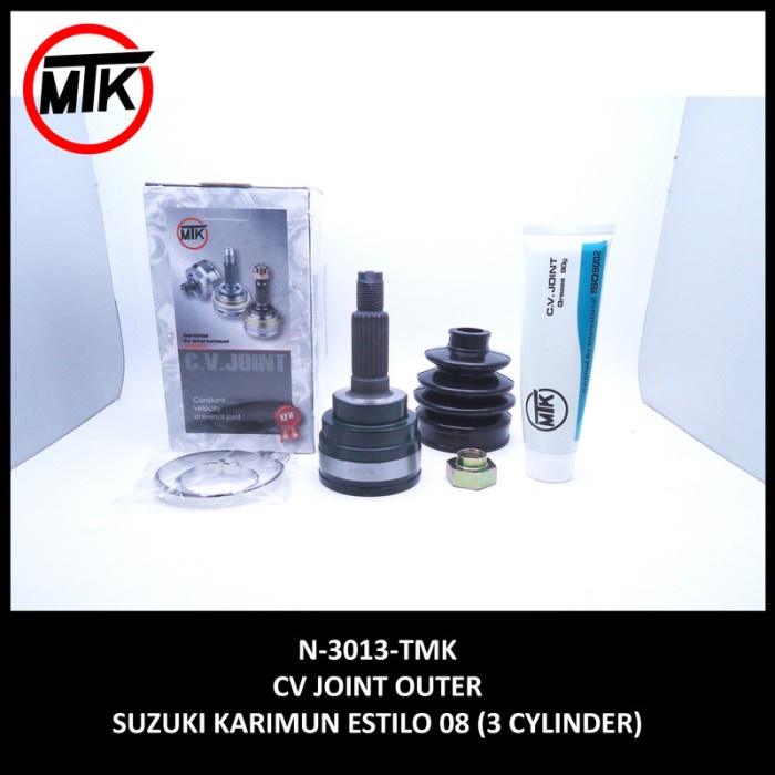CV JOINT LUAR AS RODA SUZUKI KARIMUN ESTILO 08 3 CYLINDER TMK