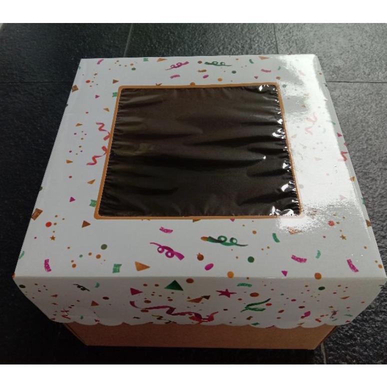 

7.7 Dus Party Bok / Dus Kue Ulang Taun Tutup Mika UK.22,25,28,30CM SATUAN