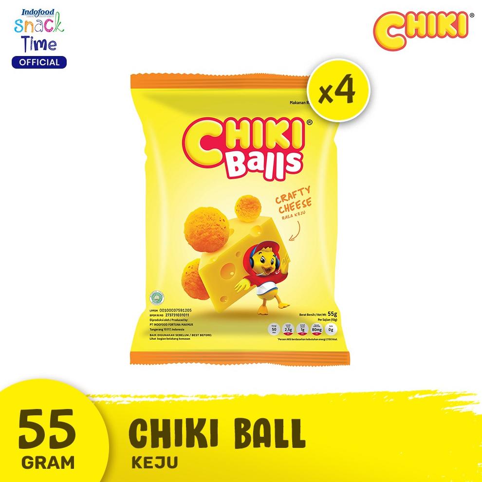 

7.7 Chiki Ball Keju 55 Gr - 4 Pcs