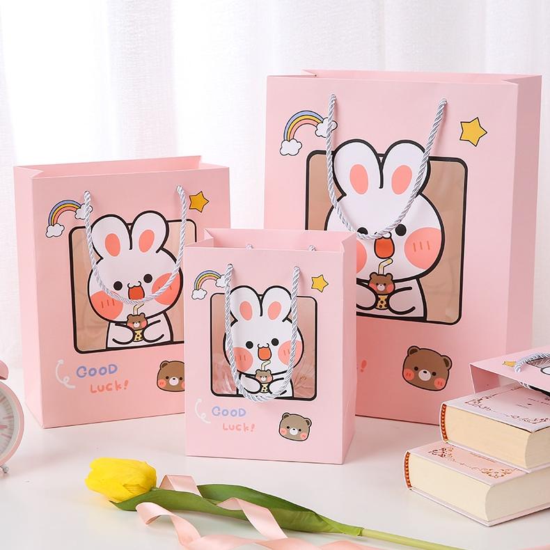 

Promo PAPER BAG KADO ULANG TAHUN MOTIF KUCING & RABBIT / TAS KADO / GIFT BAGS / PAPER BAG / SOUVENIR PAPER BAG MOTIF