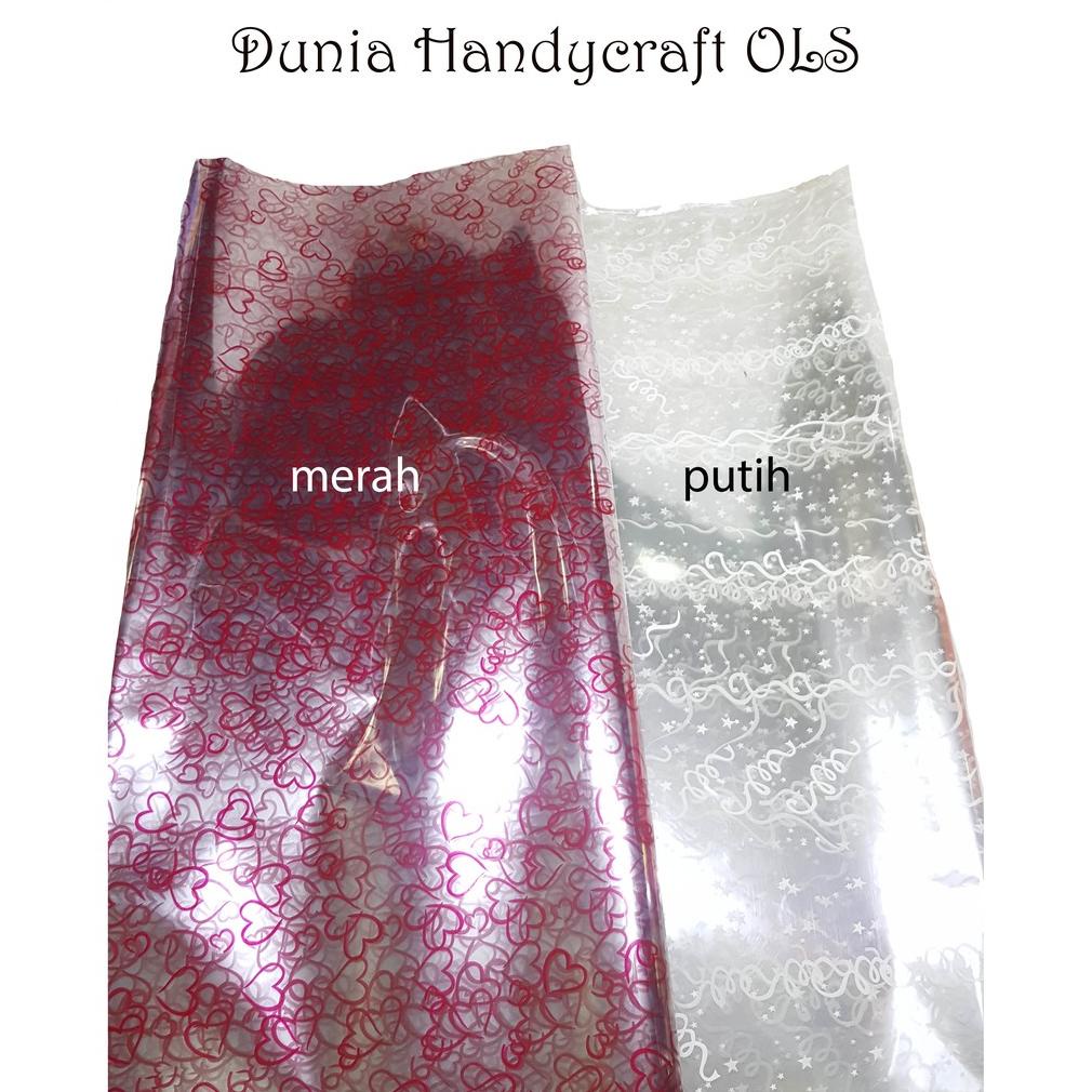 

Terbaru Plastik Parcel Tebal 40 mikron OPP Bintik 80 x 95 cm Plastik Wrapping