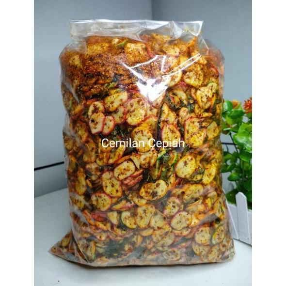 

Terbaru SEBLAK KERUPUK BAWANG/ KERUPUK KEMPLANG PEDAS DAUN JERUK 1 KG