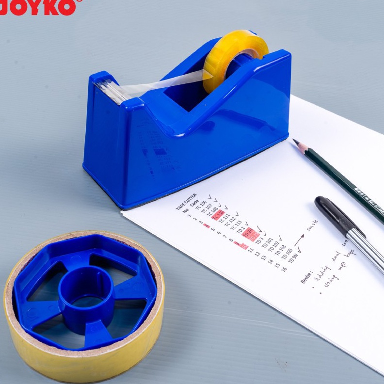 

>XG34448< JOYKO TAPE CUTTER DISPENSER / ALAT POTONG ISOLASI LAKBAN SELOTIP PEMOTONG SOLATIP TAJAM TD-103