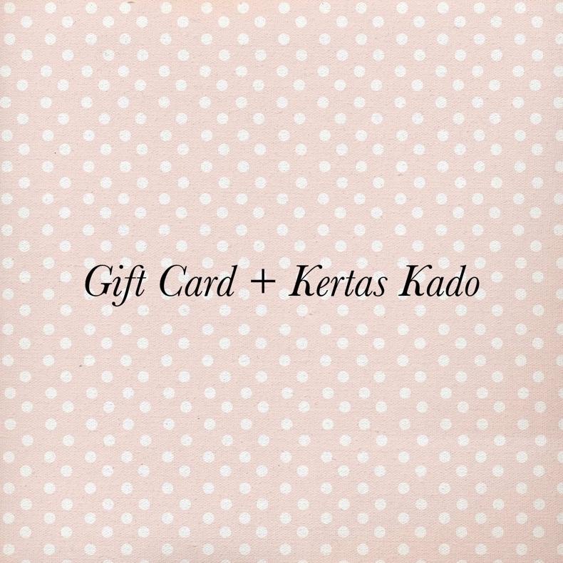 

7.7 EXTRA Gift Card + Kertas Kado